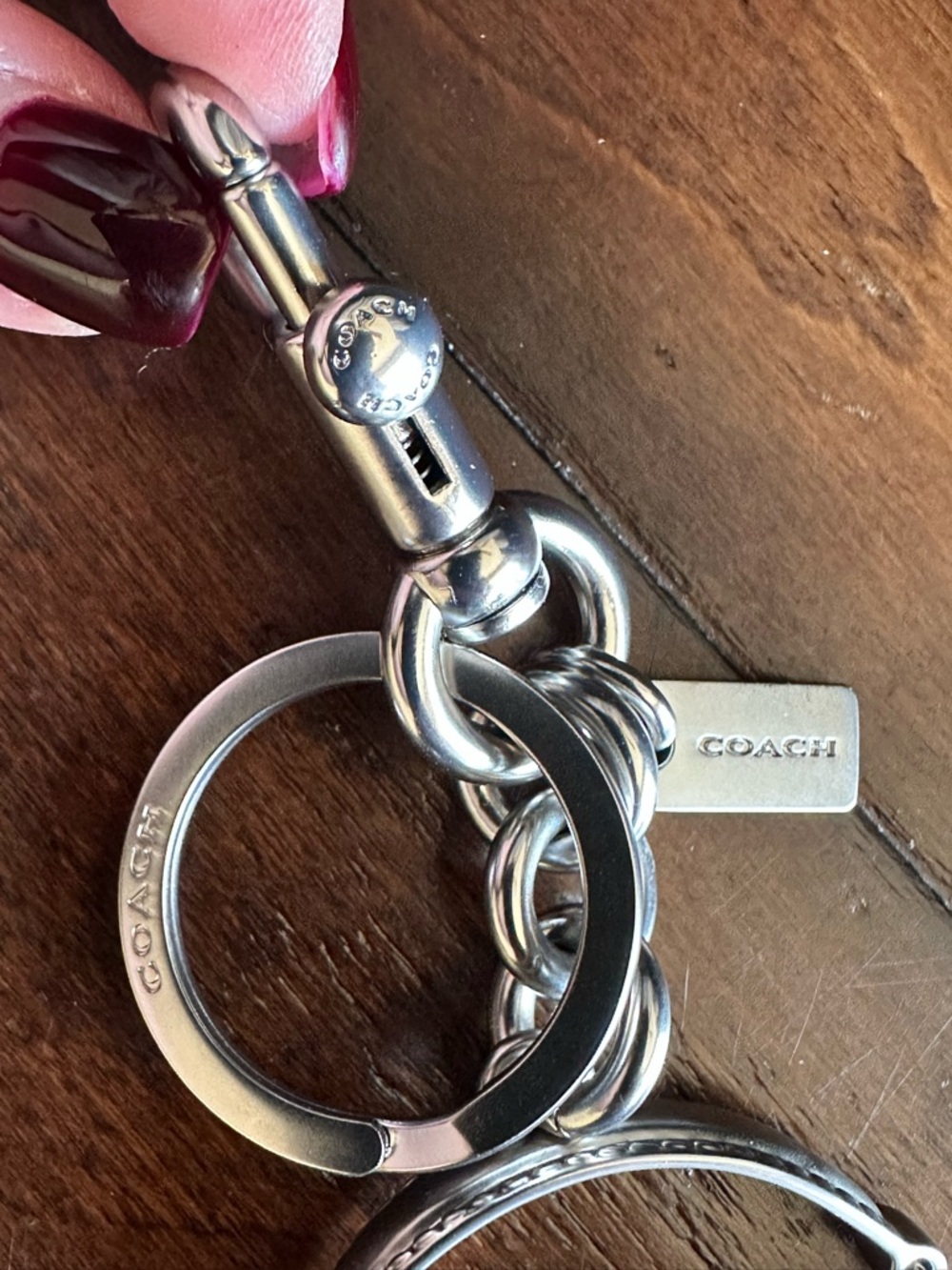 Coach Tabby Bag Charm Keychain NWOT - Picture 4 of 10